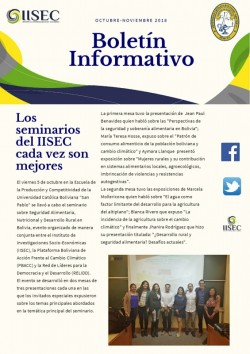 Boletín Informativo octubre-noviembre 2018