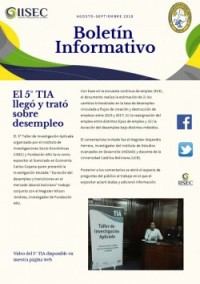 Boletín Informativo agosto-septiembre 2019