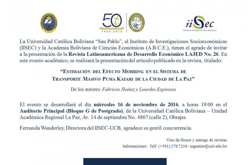 Presentación Revista LAJED No. 26