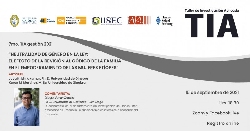 7° Taller de Investigación Aplicada 2021