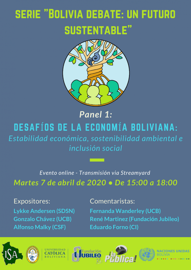 Bolivia Debate: Un Futuro Sustentable. Panel 1