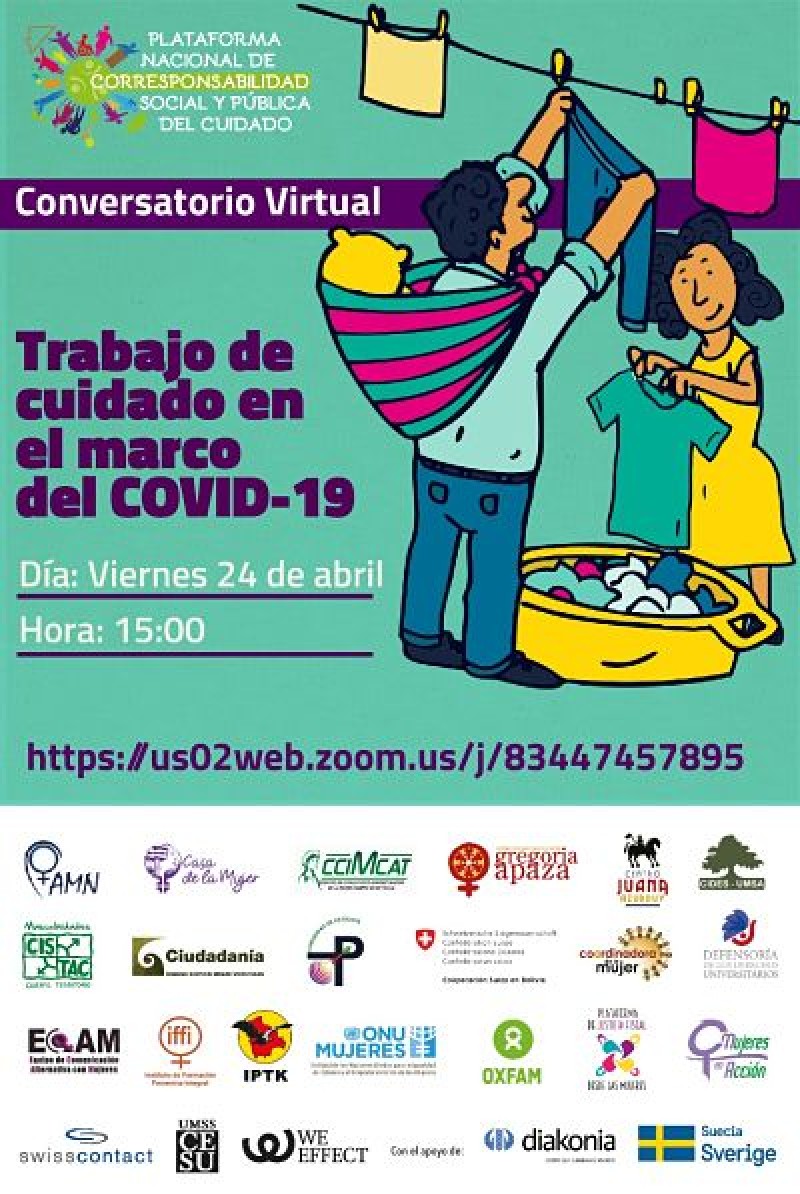 CONVERSATORIO TRABAJO DE CUIDADO EN EL MARCO DEL COVID-19