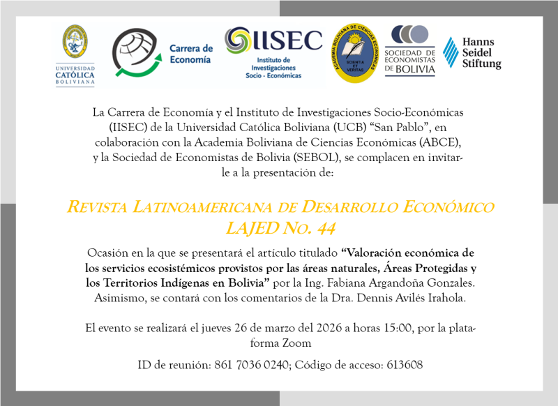 Presentación de la Revista LAJED No. 44