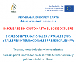 Programa europeo EARTH, Año universitario 2020-2021