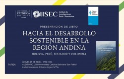 Presentación del libro Hacia el Desarrollo Sostenible en la Región Andina