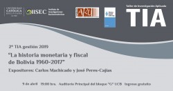 2° Taller de Investigación Aplicada gestión 2019