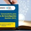 IISEC abre su convocatoria para  asistentes de investigación, gestión 2023