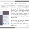 Recordatorio de Convocatoria – Revista LAJED N.º 44
