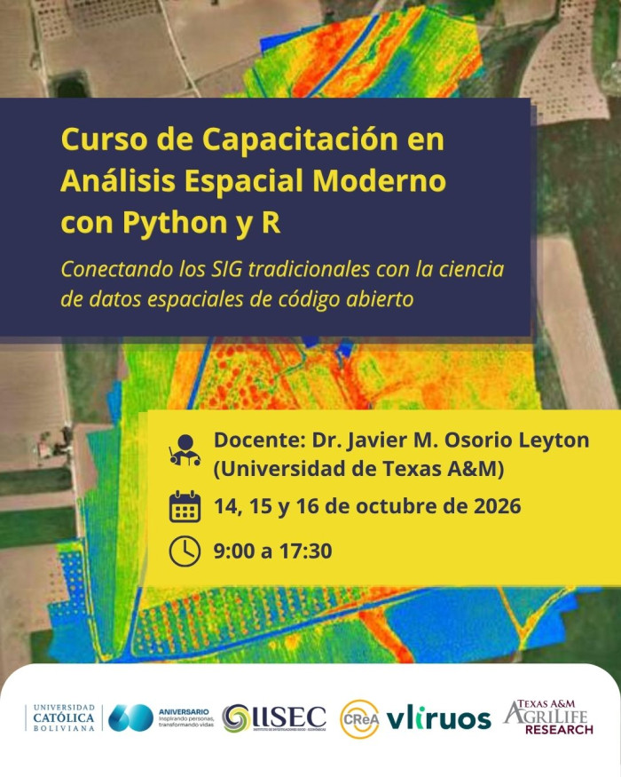 Curso de Capacitación en Análisis Espacial Moderno con Python y R