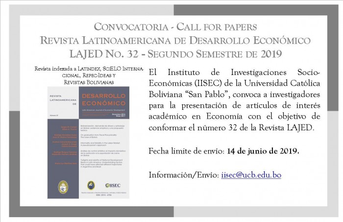 Convocatoria Lajed N° 32