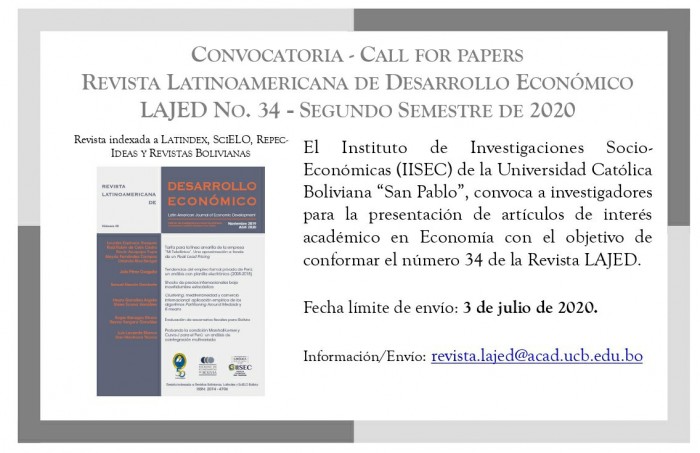 Convocatoria Lajed N° 34