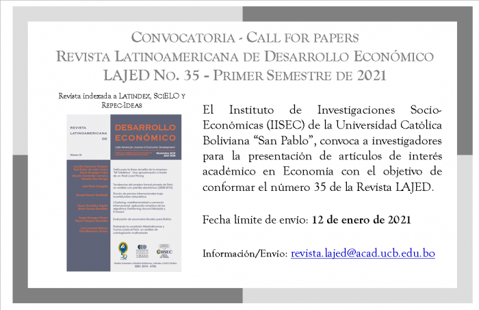 Convocatoria Lajed N° 35