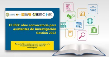 IISEC abre su convocatoria para asistentes de investigación, gestión 2022