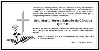 Aviso necrológico