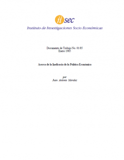 Acerca de la Ineficacia de la Política Económica