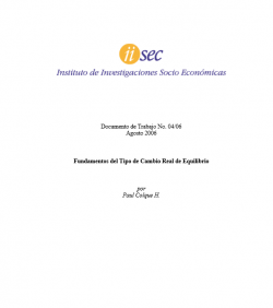 Fundamentos del Tipo de Cambio Real de Equilibrio