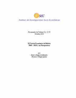 El Vaivén Económico de Bolivia  2005 – 2010 y sus Perspectivas