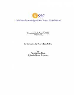 Institucionalidad y Desarrollo en Bolivia