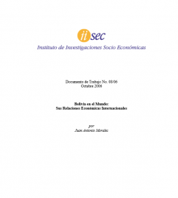 Bolivia en el Mundo: Sus Relaciones Económicas Internacionales