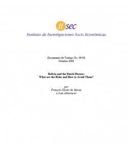 Bolivia and the Dutch Disease:  What are the Risks and How to Avoid Them?