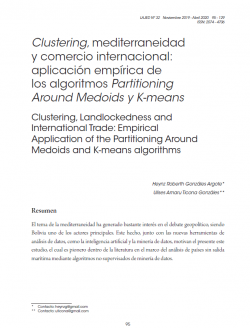 Clustering, mediterraneidad y comercio internacional: aplicación empírica de los algoritmos Partitioning Around Medoids y K-means