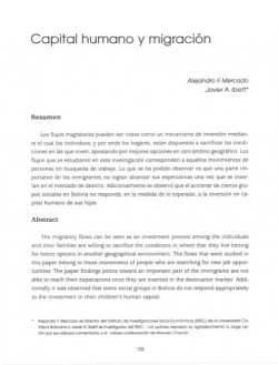Capital humano y migración