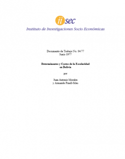 Determinantes y Costos de la Escolaridad en Bolivia