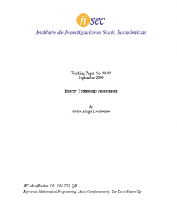 Energy Technology Assessment