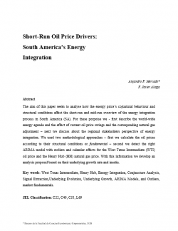 Short-Run Oil Price Drivers: South America’s Energy Integration