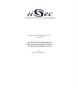 The Role of EU-ETS Mechanism as Environmental Investment Promoter in Europe and Developing Countries