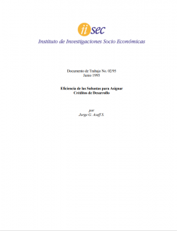 Eficiencia de las Subastas para Asignar  Créditos de Desarrollo