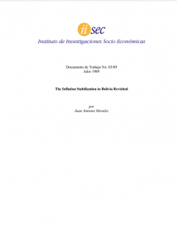 The Inflation Stabilization in Bolivia Revisited
