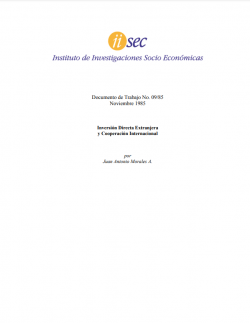 Inversión Directa Extranjera y Cooperación Internacional