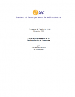 Efectos macroeconómicos de los shocks de precios de exportación