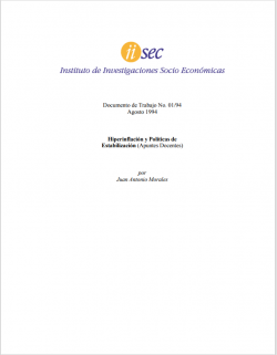 Hiperinflación y políticas de estabilización