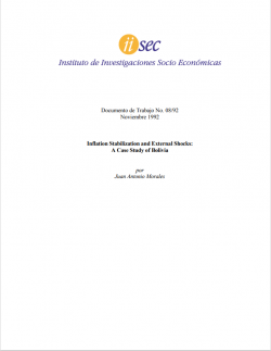 Inflation stabilization and external shocks: A case study of Bolivia