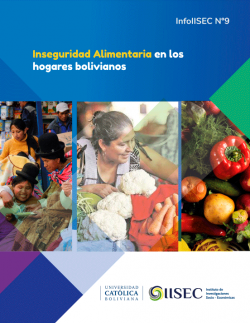 InfoIISEC No. 9 Inseguridad alimentaria en los hogares bolivianos
