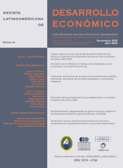 Revista Latinoamericana de Desarrollo Económico No.44