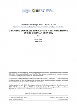 Graphing And Measuring COVID’s First Wave Impact On The Bolivian Economy