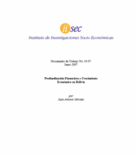 Profundización Financiera y Crecimiento Económico en Bolivia