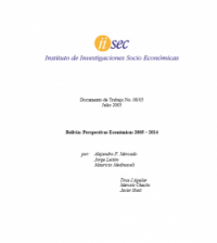 Bolivia: Perspectivas Económicas 2005 – 2014