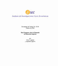 Diez Preguntas sobre la Demanda de Educación Superior
