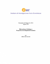 Hidrocarburos, Problemas y  Perspectivas de la Regulación Económica