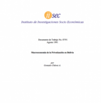 Macroeconomía de la Privatización en Bolivia