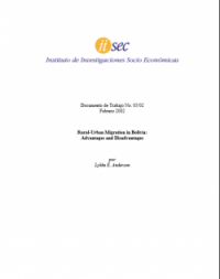 Rural-Urban Migration in Bolivia:  Advantages and Disadvantages