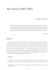 Ayn Rand (1905 – 1982)