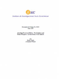 Attacking Poverty in Bolivia – Past Evidence and Future Prospects: Lessons from a CGE Analysis