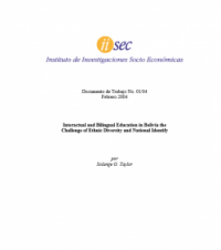 Interactual and Bilingual Education in Bolivia the  Challenge of Ethnic Diversity and National Identify