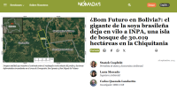 ¿Bom Futuro en Bolivia?: el gigante de la soya brasileña deja en vilo a INPA, una isla de bosque de 30.019 hectáreas en la Chiquitania