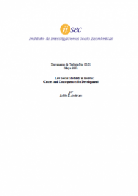 Low Social Mobility in Bolivia: Causes and Consequences for Development